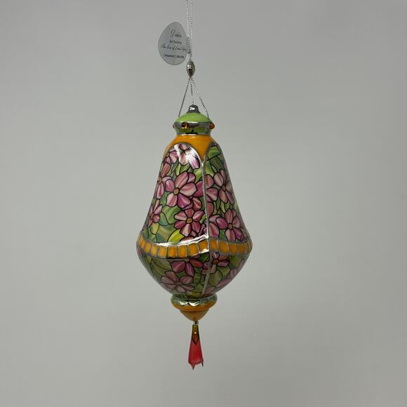 Bradford Editions Era of Louis Tiffany Heirloom Porcelain Ornaments #12 set of 3 - Picture 6 of 8